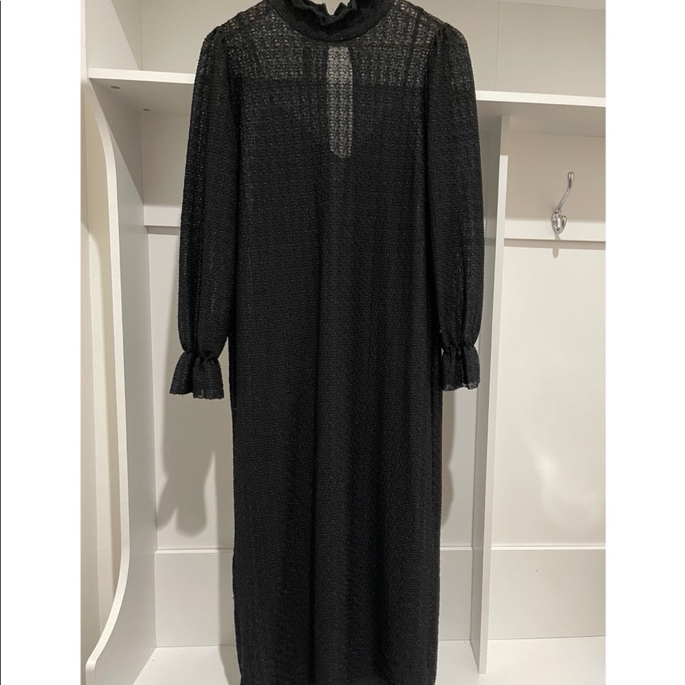 Zara Midi Black Dress